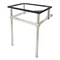 Fauceture Templeton 24" x 20-3/8" x 33-3/16" Brass Console Sink Legs, Nickel VBH282033PN - alternate 1